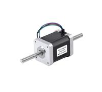 17 Non-captive stepper motor 34mm 40mm 48mm 60mm body Linear stepper motor with 100mm 200mm 300mm Tr8(200mm Tr8-4,NEMA17 34mm)