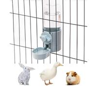 17 OZ Rabbit Water Bottle - Hanging Automatic Water Dispenser, No Leak Drinking Feeder, for Bunny, Guinea Pig, Chinchilla, Hamsters, Cat, Dog & Small Animals, Blue