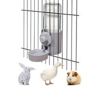 17 OZ Rabbit Water Bottle - Hanging Automatic Water Dispenser, No Leak Drinking Feeder, for Bunny, Guinea Pig, Chinchilla, Hamsters, Cat, Dog & Small Animals, Blue