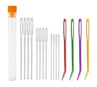 17 PCS Large Eye Blunt Needles, Darning Needle, Darning Needles for Wool, Crochet Needles, Tapestry Needle, Wool Needles for Sewing Up Knitting for Crochet DIY Crafts