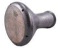 17" Percussion" Gawharet El Fan Pro Metal Darbuka Drum Doumbek (Black/Silver + Fish Skin)