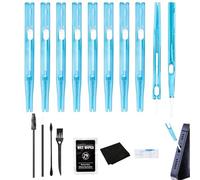 17-Piece Electronics Cleaning Kit with Soft-Bristle Brushes & Port Picks, Non-Conductive Multi-Tool Set for Cleaning USB-C Micro-USB Lightning Ports Speakers Earbuds on Smartphones Tablets Laptop