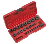17 Piece Universal Clutch Aligning Tool Set - Steel Components - Storage Case