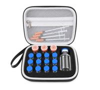 17 Slots Peptide Vial Hard EVA Travel Case Fits 1ml-30ml Glass Vials