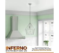 17 Stories Naples 1 Llight Geometric Ceiling Light Pendant RRP £60.00
