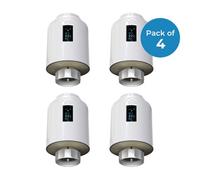 17 Stories Pack Of 4, Wifi Smart Thermostatic Radiator Valve With Screen