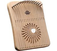 17 Strings Fingerplay Strings Harp Lyre Portable Harp Musical Keyboard Instrument Thumb Piano Wooden Marimba Instrument