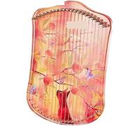 17 Strings Lyre Harp Transparent Cat Whale Deer Pattern Lyre Piano Harp Musical Instrument With Tuning Lever For Music Lover Lyre Harp(Color:Deer)