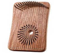 17 Strings Portable Lyre Harp with Tuning Wrench, Extra Strings and Burlap Bag, Wooden Musical Instrument for Kids and Adulits, Thumb Piano (Color : Rosewood)