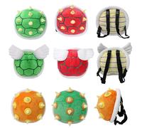 17 Styles Mario Koopa Backpack Pokemon Charizard Mimikyu Eevee Snorlax Gengar Mew Turtle Shell Backpack Plush Stuffed Toys Gengar Backpack