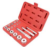 17 Wheel Bearing Race Seal Bush Driver Tool Set Aluminum Mandrel Auto Set Small Aluminum Alloy Wheel Press Kit Puller Assembly Removal Tool
