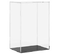 'vidaXL Transparent Acrylic Display Box - Clear Plastic Showcase for Toys, Collectibles, Models, and Handicrafts - Dustproof Design, Easy Assembly, 17x12x25 cm