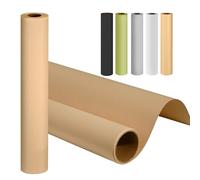 17" x 197" (5m) Brown Kraft Paper Roll - Natural Unbleached Wrapping Paper for Packing, Moving, Crafts, Table Cover | Eco-Friendly, Recyclable (brown)