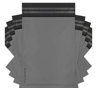 17 x 24 Inch Mailing Poly Postal Self Seal Bags Red Ember Large Mailing Bags Postage Packaging Assorted Mailers Posting Shipping Post Parcels Package Bags (Gray, Pack of 10)