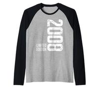 17 year old boy girl 17 birthday gifts Limited Edition 2008 Raglan Baseball Tee