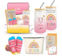 17 Year Old Girl Gift Basket Ideas, Unique 17th Birthday Gifts for Girls Daughter Niece Granddaughter Teenager, Cool Happy 17yr Birthdays Presents box for Her Sister Friends Bestie Classmate