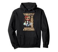 17 Year Old May 2009 Teddy Bear 17th Birthday Women Pullover Hoodie