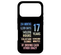 17 Years Married Funny 17th Wedding Anniversary Case for iPhone 17 Pro