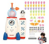 170/230PCS DIY Balloon Space Rocket Kit, Make Your Own Magic Balloon Nano Tape Bubble DIY Craft Kits, Sticker Decorated Balloons Toy, DIY Space Magic Balloons Craft Kit for Girls Boys Kids (170PCS)