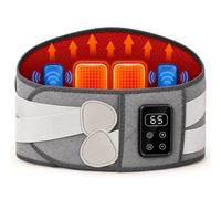 170 cm Heat Belt Back Heating Pad Wireless Massager 5000 mAh Heating Pad with Automatic Shut-Off Heat Cushion for Back with 5 Massage Modes 3 Heat Levels Gifts for Men Women