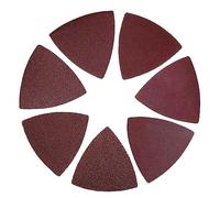 170 PCS Triangle Sanding Pads, Triangular Multitool Sandpaper Fit 3-1/8 Inch Oscillating Multi Tool 80mm Hook and Loop Triangle Sanding Sheets Assorted 40/60/80/120/150/180/240/ Grits Without Holes