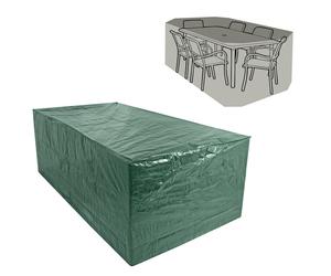 (170 x 113 x 74cm) Greenbay Rectangular Garden Furniture Cover Dustproof Anti-UV Patio Dining Set Cover for Outdoor Table and Chair