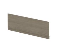 Balterley Wooden Front Bath Panel Covering with Plinth, 1700mm Bath Panel, Straight Front Bathroom Panels for Bathtub, Water Resistant Side Panels for Bathroom Baths and Soaking Tubs (Grey Oak)