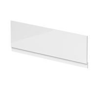 Balterley Front Bath Panel Covering with Plinth 1700mm, MDF Bath Panels White, Straight Front Bathroom Panels for Bathtub, Water Resistant Side Panel for Bathroom Baths and Soaking Tubs (White)