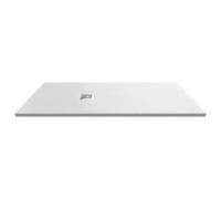 1700mm x 800mm Premium Slimline Rectangular Shower Tray - Slate White