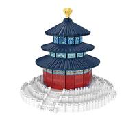 1700Pcs Chinese Architecture Mini Building Blocks Set for Adults - Micro Toy Building Bricks Model Kit - Educational Architecture Model Gift for Teens and Adults Age 14+