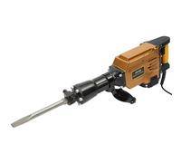 1700W 220V Free Standing Electric Heavy Duty Jack Hammer Concrete Breaker, Point Chisel & Flat Chisel