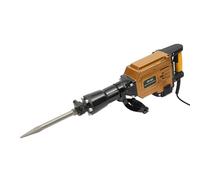 1700W Electric Demolition Hammer Drill, Heavy Duty Jack Hammer with 3 Chisels (Flat/Point/Scraper), Anti-Vibration Handle for Concrete, Brick, Tile Removal