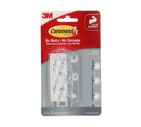 17017Clr Command Clear Round Cord Clips