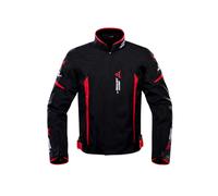 (1702-Red Jacket, L) Waterproof Motorcycle Jacket Moto Jacket +Pants Riding Racing Motorbike Clothing Moto Suit for 4 Season