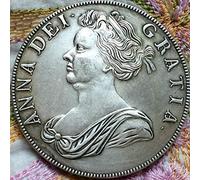 1706 British 1 Crown Coin Antique Silver Dollar Commemorative Coin Decoration