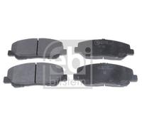 170888 FRONT AXLE BRAKE PAD SET, DISC BRAKE FEBI BILSTEIN