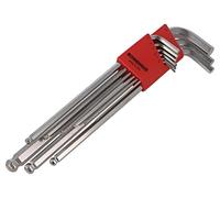 17099 key set hexagon, spherical ProTanium®, steel long BONDHUS