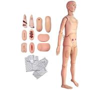 170cm Life Size Patient Care Manikin Training Cpr Simulator Basic Geri Nursing Skills Geriatric Human Model Mannequin Full Body for Students Education Teaching Medical Training Skills