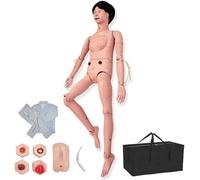 170cm Nursing Training Manikin, Interchangeable Patient Care Human Manikin, Patient Care Simulator, Geriatric Human Mannequin For Educational Teaching