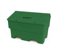 170L Green Grit Salt Bin Stackable Lockable Heavy Duty Containers 100x53x61CM Outdoor Rock Salt/Sand Storage with Lid
