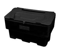 170L Grit Salt Bin Stackable Lockable Heavy Duty Containers 100x53x61CM Outdoor Rock Salt/Sand Storage with Lid