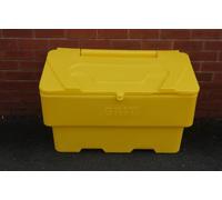 170L Stackable Lockable Grit Salt Bins Heavy Duty Containers 100x53x61CM Outdoor Rock Salt/Sand Storage with Lid