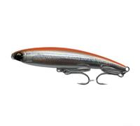 170Mm/65g Large Pencil Long Throw Fishing Lure, Pike Tackle Slow Floating, For Freshwater And Saltwater Predators(orange)