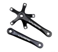 170mm Crankset and 130BCD Chainring for Bicycles CNC Machined from Aluminum Alloy (black crank)