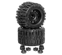 170mm Wheels Tires For ARRMA For TRAXXAS For TeamCorally 1/8 Rc | RC Upgrades & Accessories: 12/14/17mm rubber tires with heavy-duty hubs for monster truck traction. RC Tires Hub Wheel
