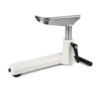 170mm Wood Lathe Straight-Curved Tool Rest with Cast Iron Base, 14inch Universal Rail Base, 123mm Post 25mm, for Professional Woodtruning Wooden Plates, Bowls, Dishes, Small Vases & Wood Carvings