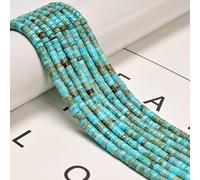 170Pcs 2x4mm Blue Sea Sediment Jasper Heishi Disc Beads for Jewelry Making