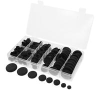 170pcs Rubber Grommet Kit for Wiring Hole Plugs, Black Seal Set | Water-resistant Insulation, Wire and Cable Protection, for Pump Units and Electrical Cabinets