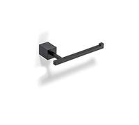 170S1-B Wall Mounted Toilet roll Holder in Chrome-Plated Brass, Modern Design loo roll Holder, Sleek matt Black Finish