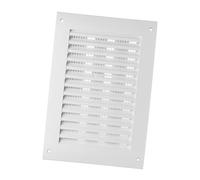 170x250mm / 6.7x10 inch Air Vent Cover - Adjustable Ventilation Grille with Flyscreen - ABS Plastic White